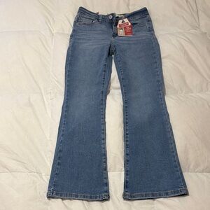 Classic Women's Flared Blue Jeans - Comfortable Everyday Style
